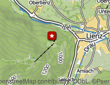 Map: Kletterpark Schlossberg Lienz Tirol