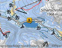 Map: Haldensee / Lago Haldensee