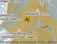 Map: Mölssee / Lago Mölssee