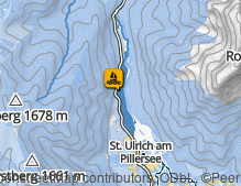 Map: Pillersee / Lago Pillersee