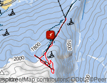 Map: Skigebiet Glungezer / Area sciistica Glungezer