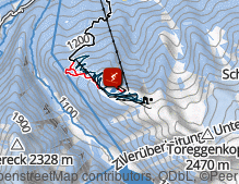 Map: Skigebiet Mayrhofen / Area sciistica Mayrhofen