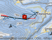 Map: Skigebiet Oberperfuss - Rangger Köpfl / Area sciistica Oberperfuss - Rangger Köpfl