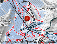 Map: Skiregion Silvretta Arena - Ischgl / Comprensorio sciistico Silvretta Arena - Ischgl