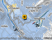 Map: Stuibenfall / Cascata Stuibenfall