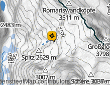 Map: Nationalpark Hohe Tauern / Parco Nazionale Alti Tauri