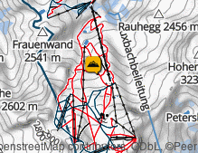 Map: Hintertuxer Gletscher / Ghiacciaio Hintertux