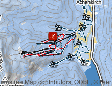 Map: Skigebiet Christlum - Achensee / Area sciistica Christlum - Achensee