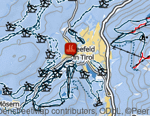 Map: Olympiabad Seefeld / Piscina Olimpica Seefeld