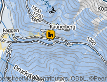 Map: Burg Berneck / Castel Berneck