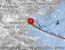 Map: Skigebiet Imster Bergbahnen / area sciistica Imster Bergbahnen