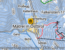 Map: Heimatmuseum "Medaria" / Museo Locale "Medaria"