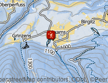 Map: Winterwanderweg und Rodelbahn Axamer Tal