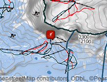 Map: Skigebiet Ehrwalder Alm / area sciistica Ehrwalder Alm