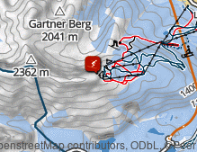 Map: Skigebiet Grubigstein / area sciistica Grubigstein