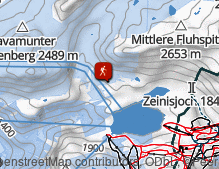 Map: Wanderung am Walserweg zum Zeinisjoch