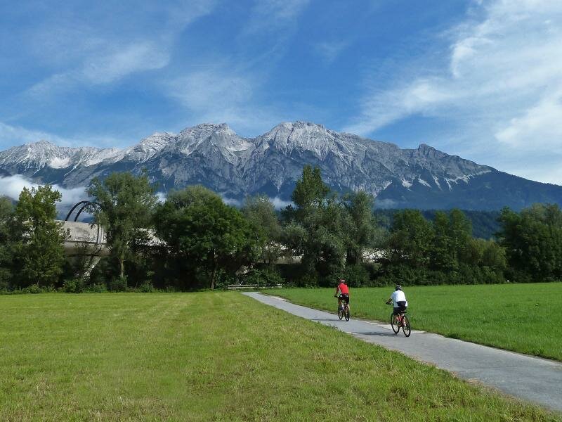 Inn Cycle Route Tiroler Unterland Tyrol Austria
