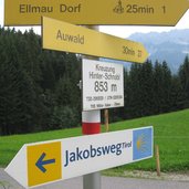 Schild Jakobsweg