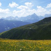 bonner hoehenweg blick richtung sextner dolomiten