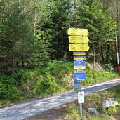 wegweiser zum isarursprung bei karwendelbruecke