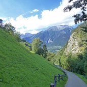 CD radweg inntal blick richtung stanz bei landeck