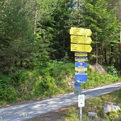 wegweiser zum isarursprung bei karwendelbruecke