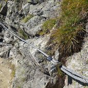 seilsicherung steig kellerjoch zur kellerjochhuette