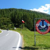 obergurgl strasse abzweigung timmelsjoch