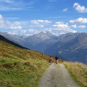 wanderer bei rastkogelhuette fr