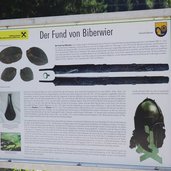 infotafel fund von biberwier roemerzeit