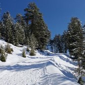 weg zur wettersteinhuette winter rodelbahn