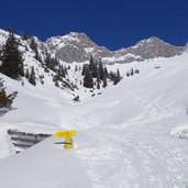 scharnitztal blick zur scharnitzspitze wettersteingebirge winter