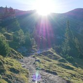 weg rosshuette zum seefelder joch