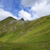 landschaft unter dem tuxerjoch mit hornspitze fr