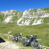 mountain bikes bei padasterjochhaus