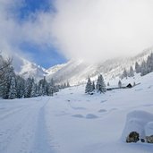 winterlandschaft bei obermarkter alm