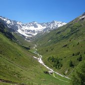 malfontal blick richtung kreuzjochspitze im verwall