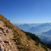 aufstieg auf baerenkopf sicht auf inntal fr