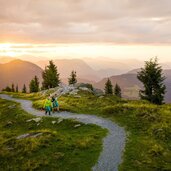 Wandern mit Abendrot Scheffau