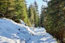 weg aufstieg schnee