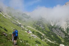 drischlsteig blick auf muttekopfhuette