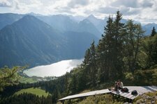 Achensee Blick Karwendelgebirge Maurach am Achensee