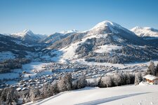 blick auf kirchberg in tirol Winter