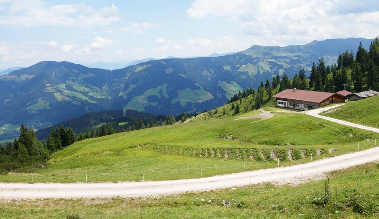 ausserkothkaseralm und blick auf wildschoenau fr