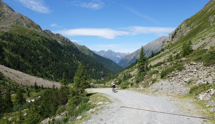 mtb abfahrt am weg mtb sulztal