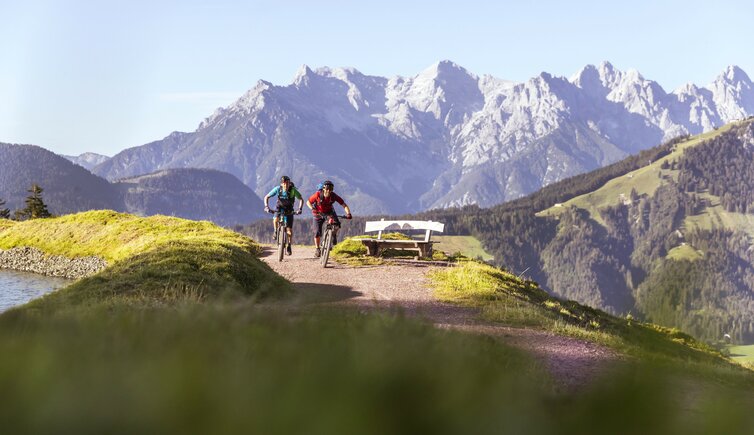 E Biken im Pillersee Tal