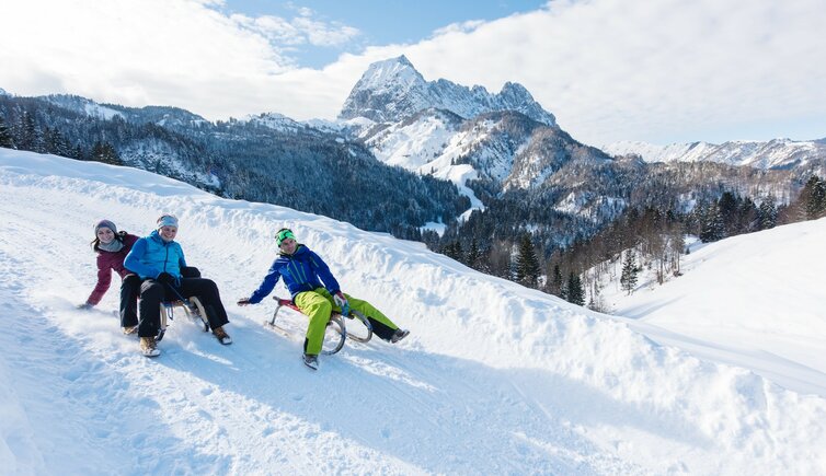 rodeln in der region st johann in tirol